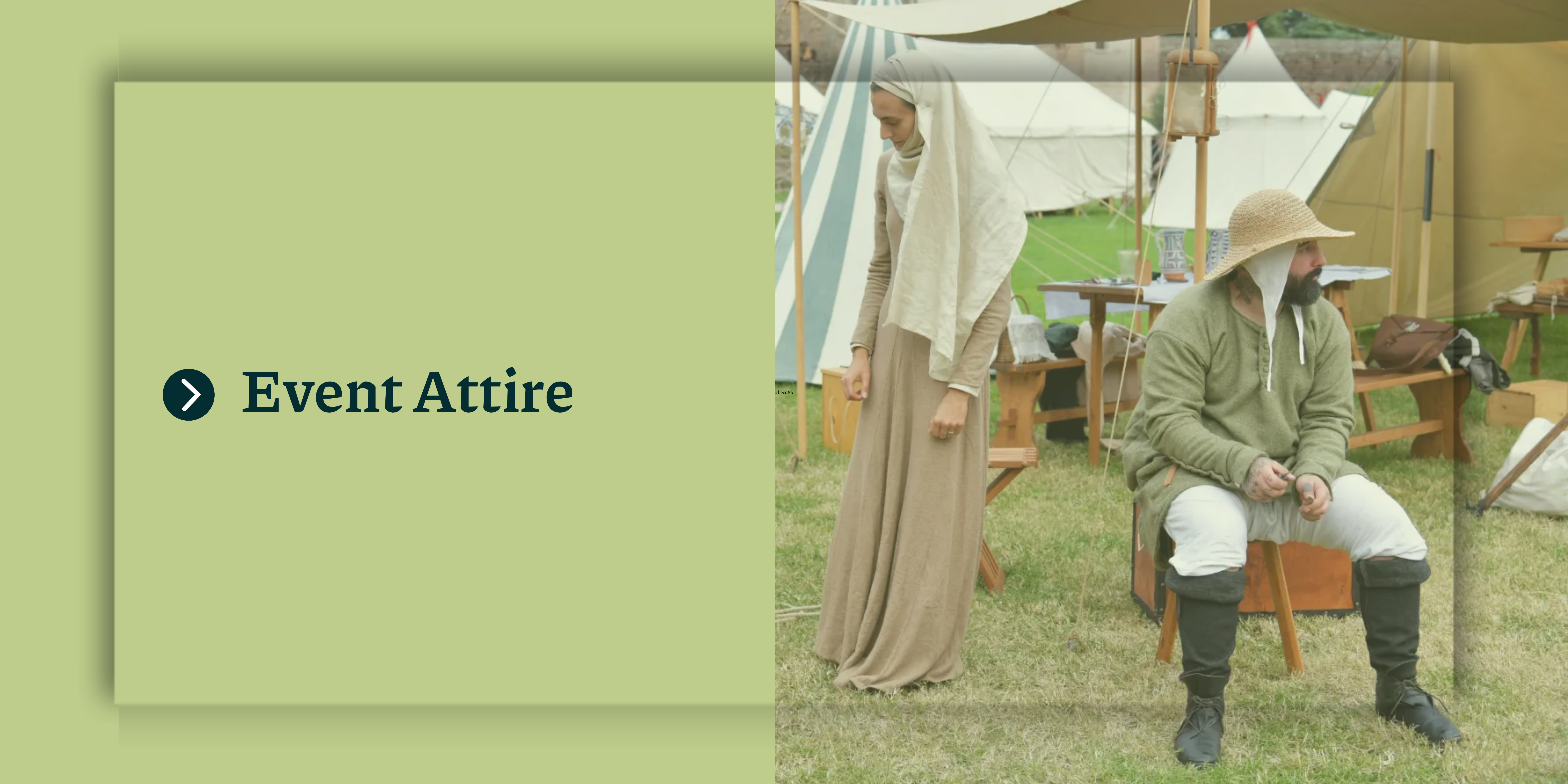 Dress to impress event attire banner